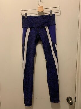 Vimmia Royal Blue & White Patterned Leggings